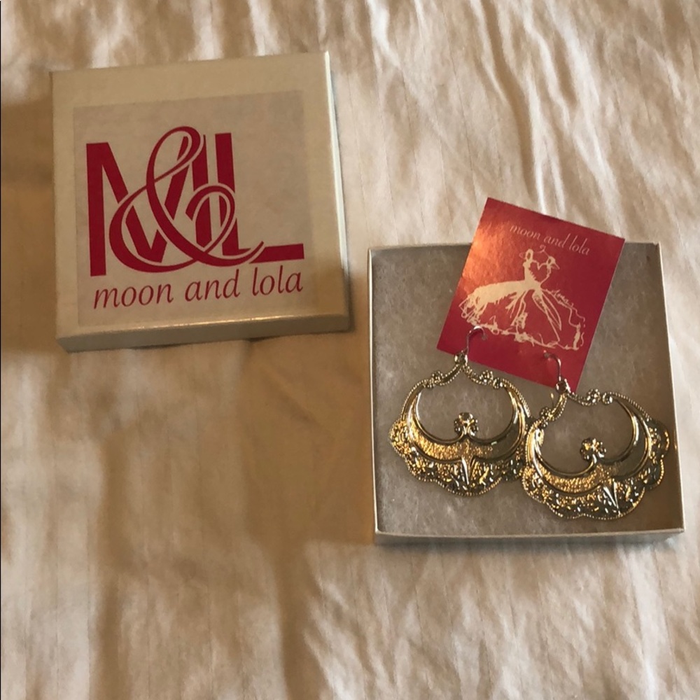 Moon and Lola Chandelier Earrings